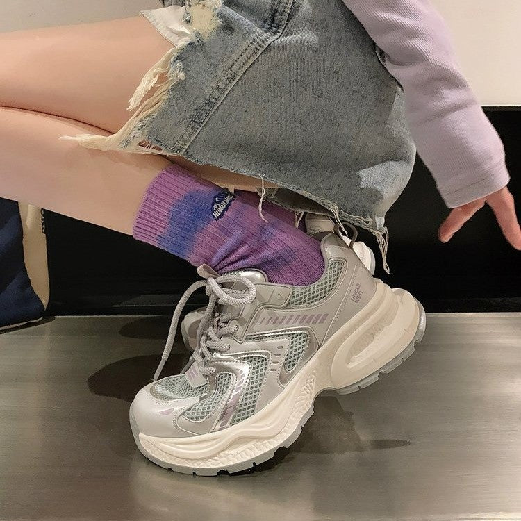 Damen Laufende Sneakers mit atmungsaktivem Mesh-Obermaterial und stabiler Dämpfung R&B