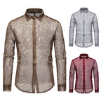 Herren Mesh-Hemd aus hochwertigem Material mit innovativem Design