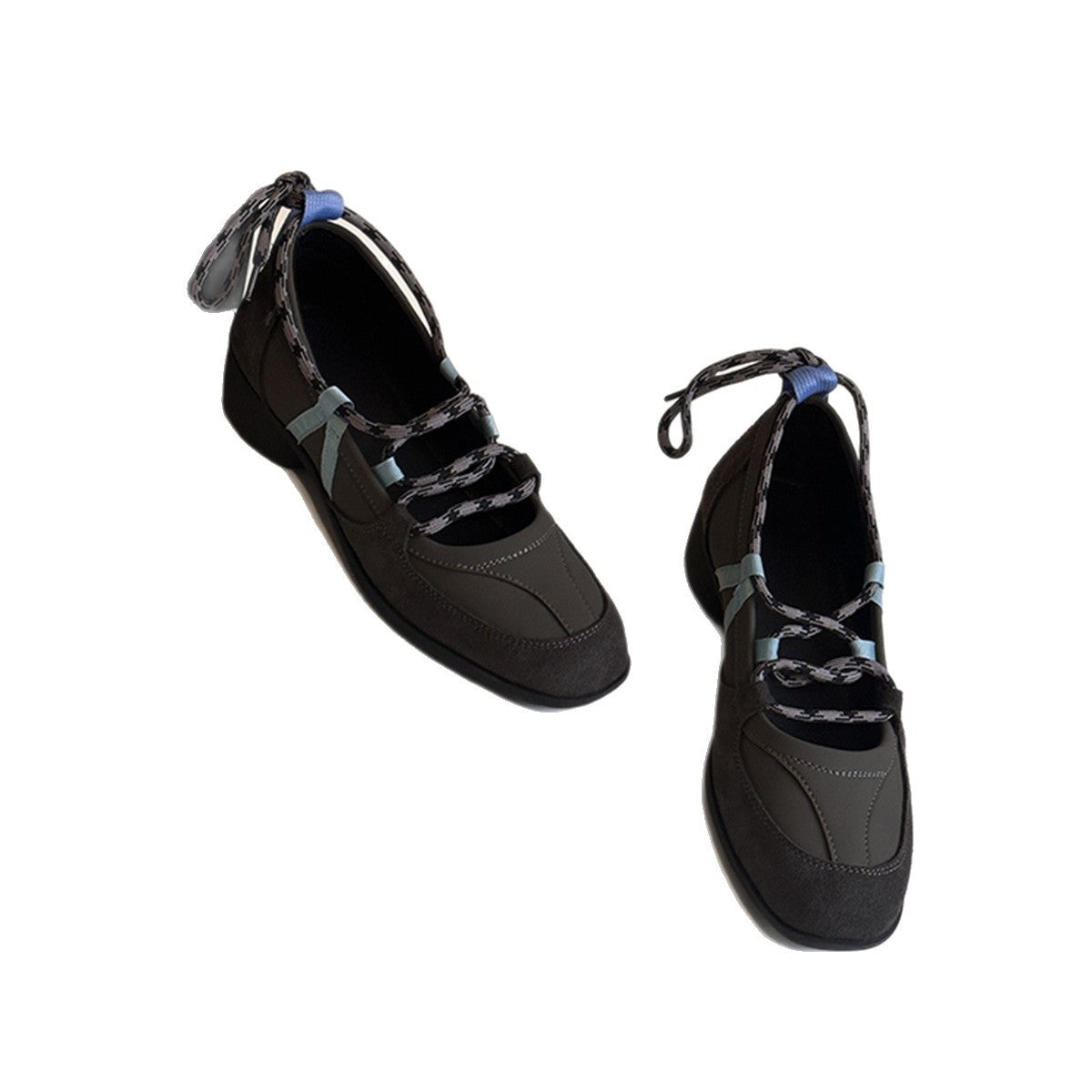 Damen bequeme Mokassins mit raffinierten Schnürdetails und komfortabler Sohle R&B