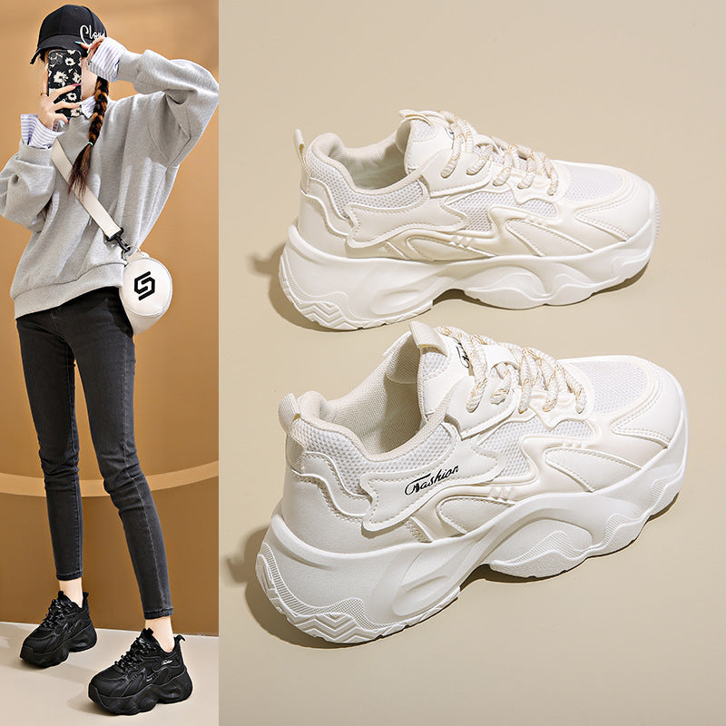 Damen Sportliche Chunky Sneakers mit atmungsaktivem Obermaterial und stabiler Sohle R&B