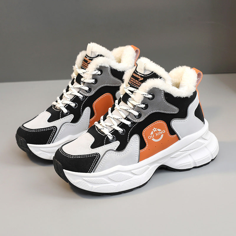 Damen Winter Sneakers mit kuscheligem Innenfutter und stabiler Laufsohle R&B