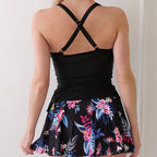 Damen Tankini-Set mit floralem Rock und figurformendem Oberteil R&B