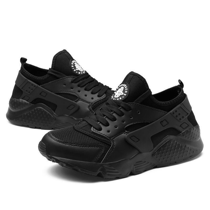 Damen sportliche Sneaker mit atmungsaktiver Oberflächenstruktur und rutschfester Sohle R&B