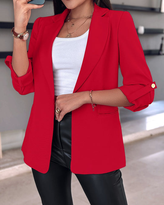 Damen Eleganter Blazer mit modischem Schnitt und praktischen Details R&B