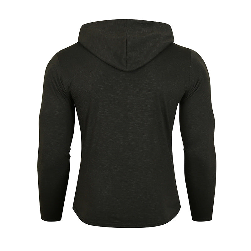 Herren Sportlicher Kapuzenpullover mit funktionalen Reißverschlusstaschen