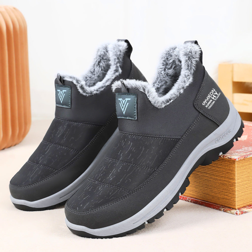 Damen Wärmeisolierte Wanderstiefel mit rutschfester Profilsohle