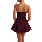 Damen Bustierkleid mit ausgestelltem Rock R&B