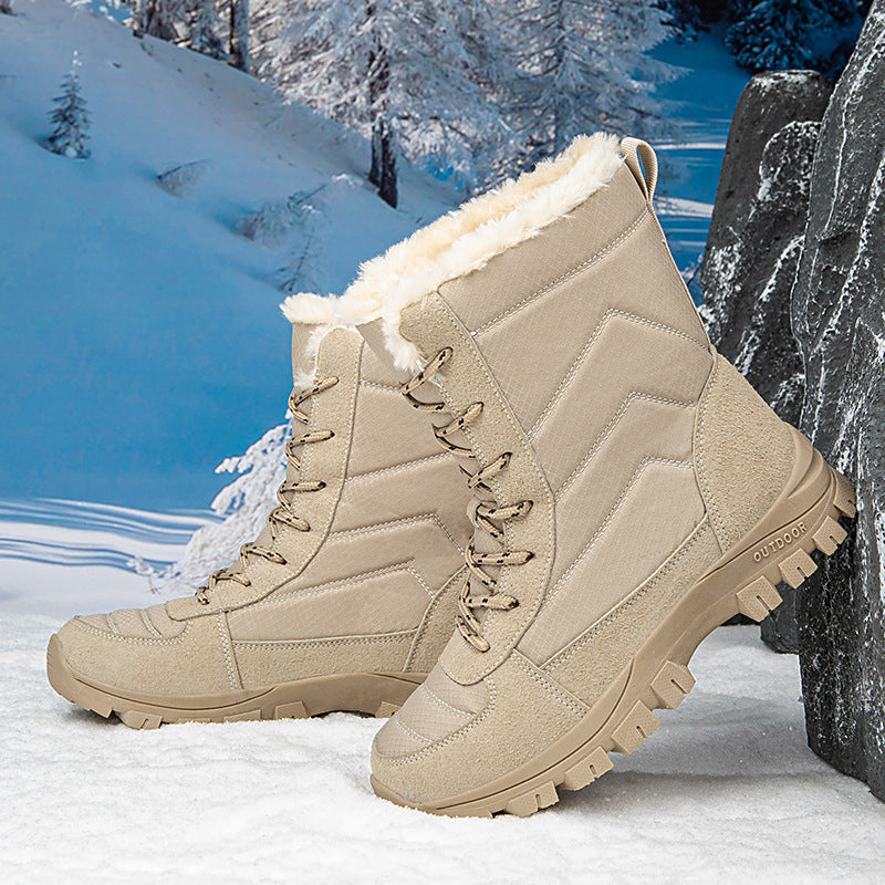Damen Multifunktionale Winterstiefel mit isolierendem Innenfutter und rutschfester Sohle R&B