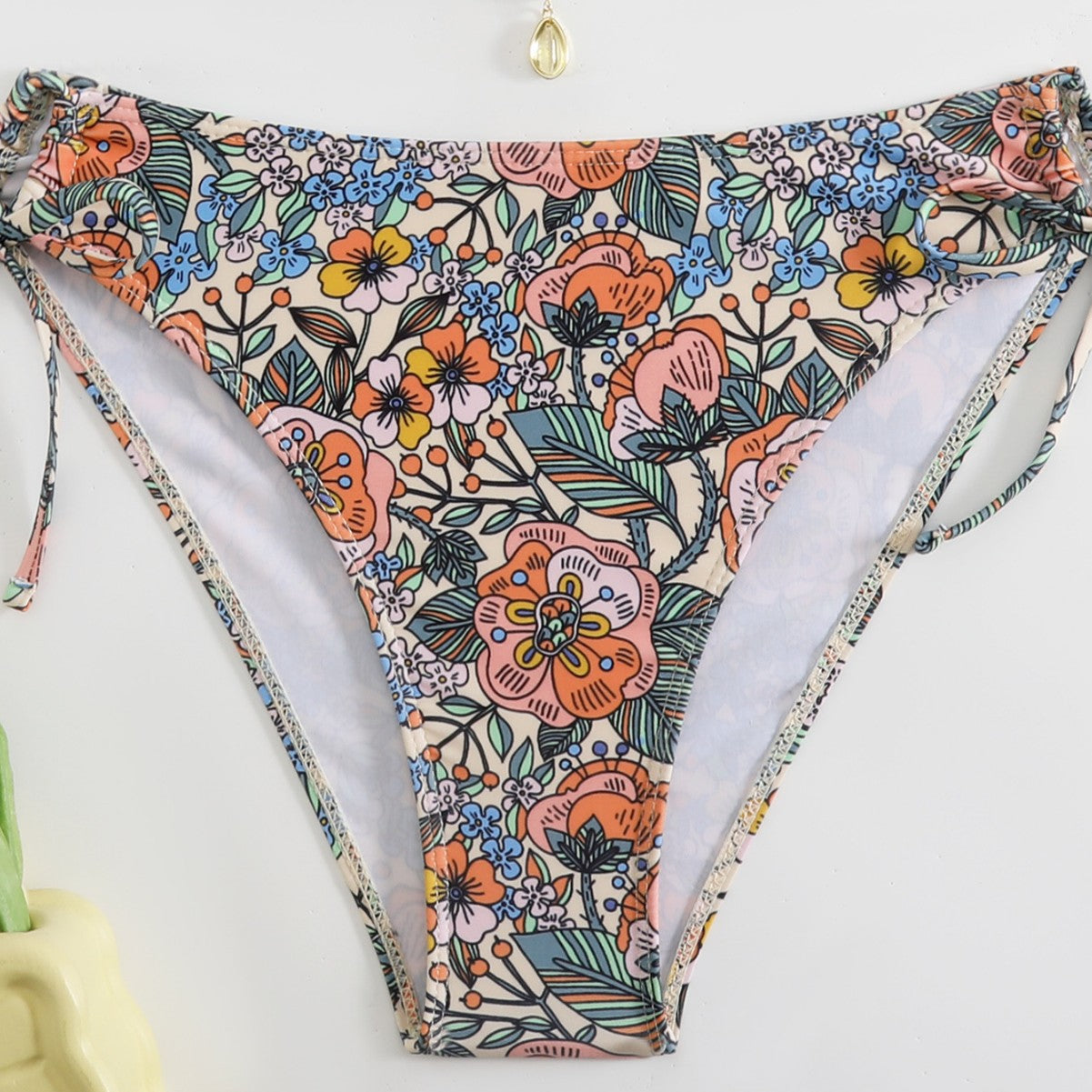 Damen Blumenmuster Bikini-Set R&B