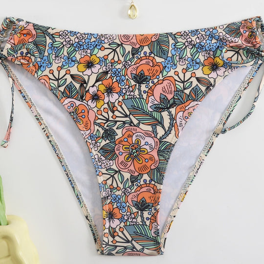 Damen Blumenmuster Bikini-Set R&B