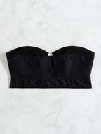 Damen Bandeau-Bikini-Oberteil mit elegantem Ringdetail R&B