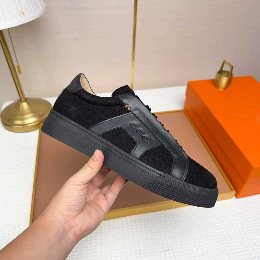 Damen Sportliche Sneakers mit kombinierter Oberflächenstruktur und anatomischem Fußbett R&B