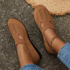 Damen atmungsaktive Filzschuhe mit offenem Design R&B