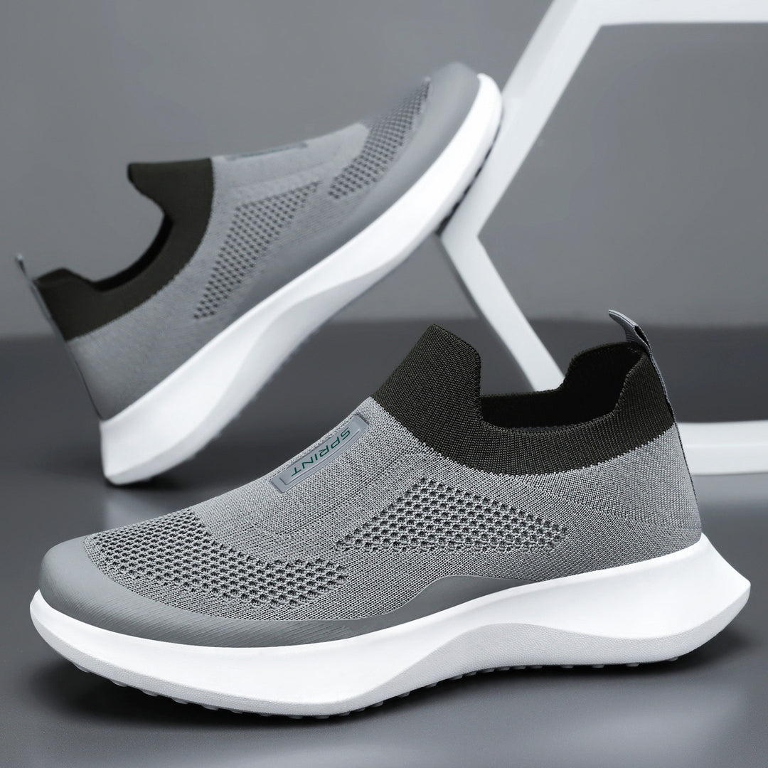 Damen Freizeit-Sneaker mit elastischem Mesh-Obermaterial von R&B