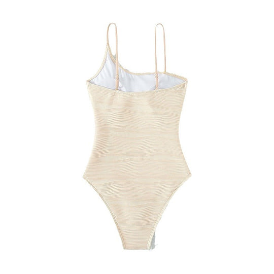 Damen Einteiler Badeanzug mit strukturiertem Design R&B