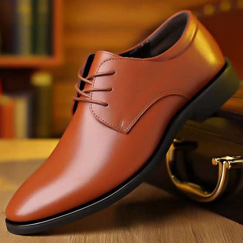 Herren Elegante Lederschuhe mit feinem Schnürdesign R&B