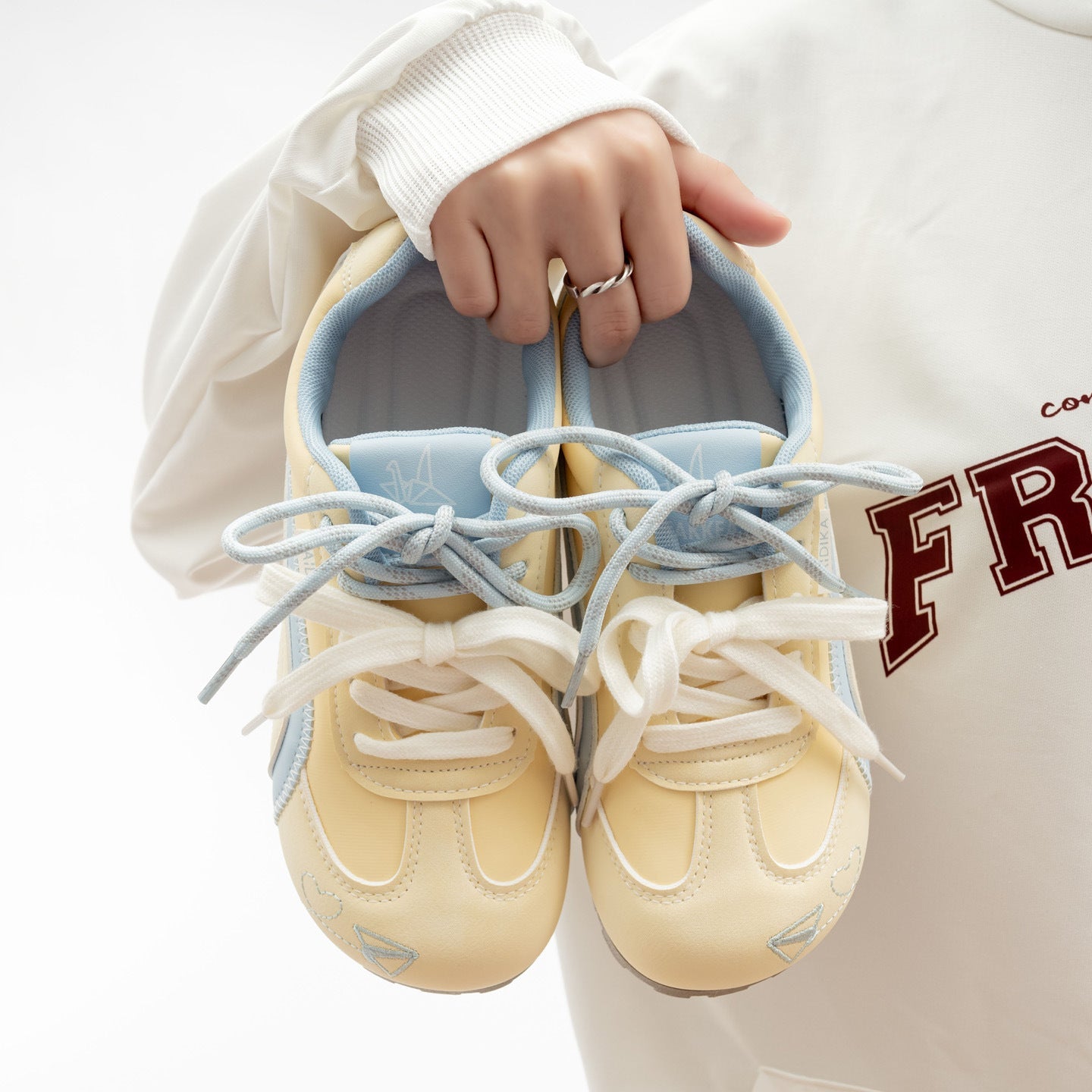 Damen Sneakers mit atmungsaktiven Eigenschaften und rutschfester Sohle