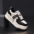 Damen Chunky Sneakers mit trendiger Plateau-Sohle und seitlichem Klettverschluss R&B