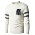 Herren Sportlicher Wollpullover mit strukturiertem Logo R&B