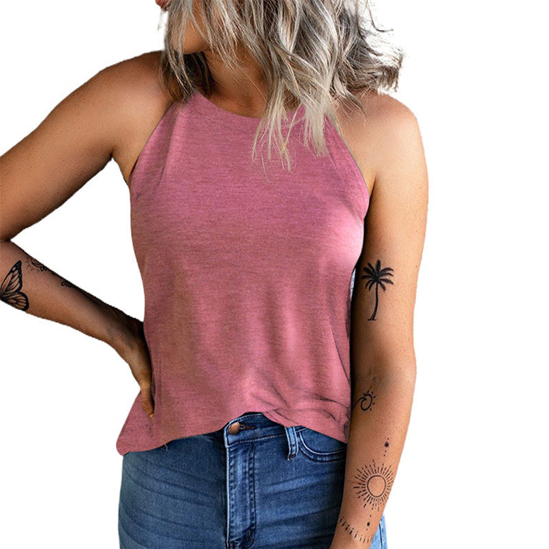 Damen Ärmeloses Sporttop mit lässigem Schnitt und feuchtigkeitsableitender Funktion R&B