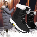 Damen Isolierte Winterstiefel mit rutschfester Sohle und kuscheligem Warmfutter R&B