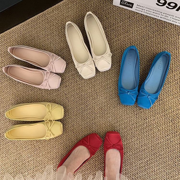 Damen Ballerina mit elegantem Schleifendetail R&B