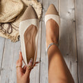 Damen spitze Ballerinas mit atmungsaktivem GewR&Be R&B