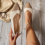 Damen spitze Ballerinas mit atmungsaktivem GewR&Be R&B