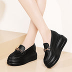 Damen modische Plateau-Schuhe mit eleganter Schnalle R&B