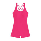 Damen Einteiler Badeanzug mit modernem Cross-Back-Design