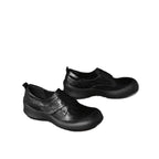 Damen Komfortable Slipper mit seitlichem Gummizug und atmungsaktiver Sohle R&B