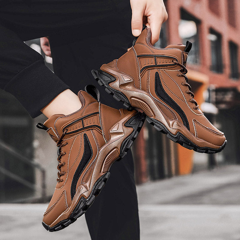 Damen Sportliche High-Top Sneaker mit dämpfendem Obermaterial und rutschfester Sohle