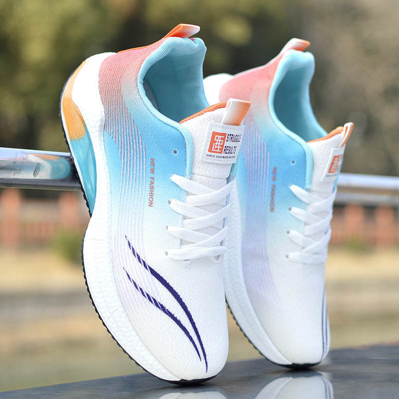 Damen Sportliche Laufschuhe mit lichtreflektierenden Elementen R&B