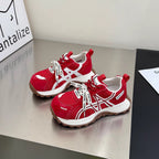 Damen Sportliche Sneakers mit atmungsaktiver Mesh-Oberfläche und robustem Sohlenprofil R&B