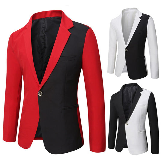 Herren Trendiger Zweischnit Blazer R&B