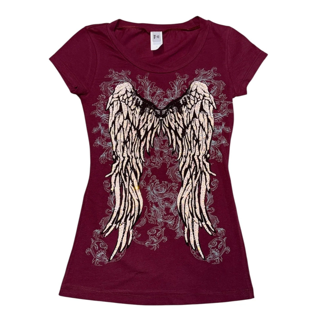 Damen T-Shirt mit Engelprint R&B