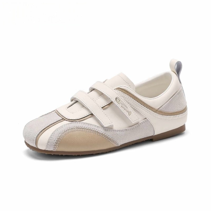 Damen Sportliche Sneakers mit metallic Akzenten und praktischen Klettverschlüssen R&B