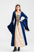 Damen Historisches Kostüm mit elegantem V-Ausschnitt und weit ausgestellten Ärmeln R&B