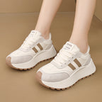 Damen Chunky Sneakers mit kuscheligem Innenfutter und rutschfester Sohle R&B