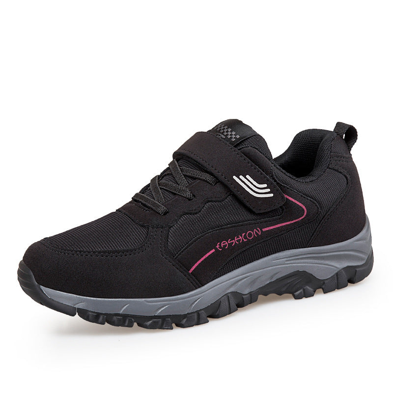Damen Sportliche Sneaker mit verstellbarem Klettverschluss und stabiler Sohle R&B