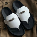 Damen Zehentrenner-Sandalen mit edlem Riemen und rutschfester Sohle R&B