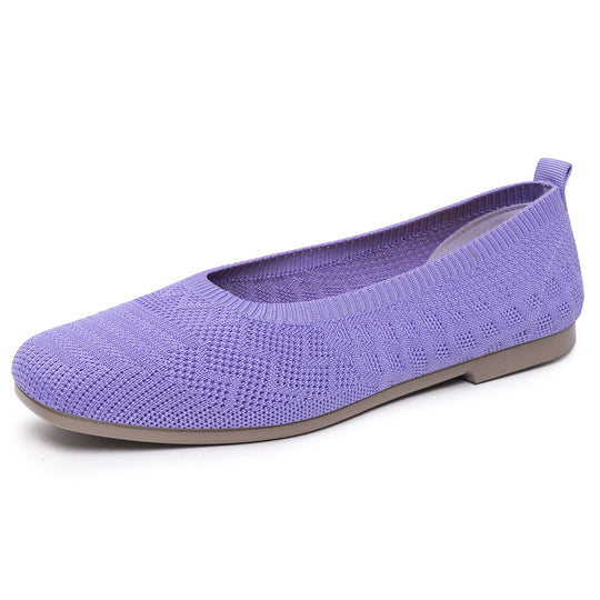 Damen Bequeme Strick-Ballerinas R&B