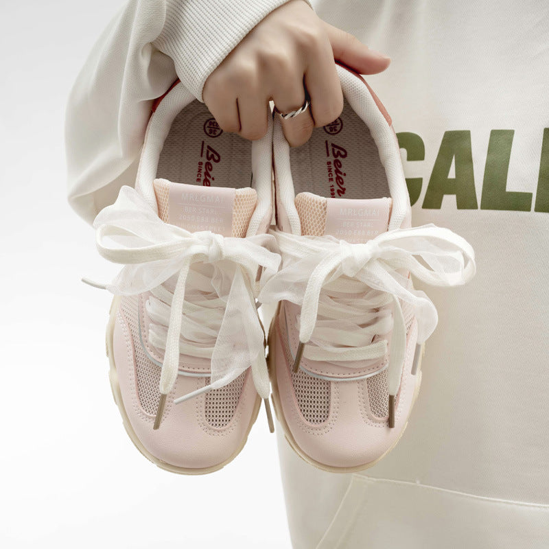 Damen Sportliche Sneakers mit atmungsaktiver Mesh-Konstruktion und weicher Dämpfung