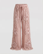 Damen Haremshose Boho Patchwork