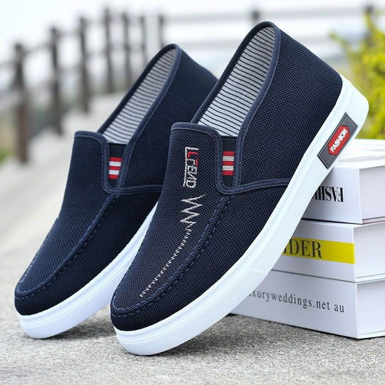Damen Sportliche Slip-On Sneakers mit elastischem Einstieg und atmungsaktivem Obermaterial R&B