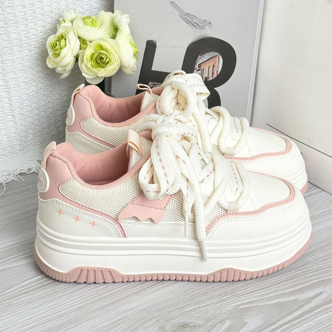 Damen Sportliche Sneaker mit dicker Sohle R&B