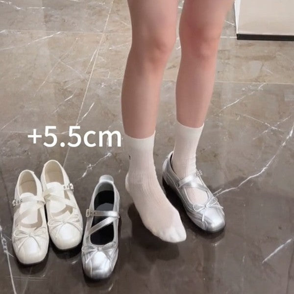 Damen elegante Mary Jane Ballerinas mit dekorativem Riemchen und komfortablem Fußbett R&B