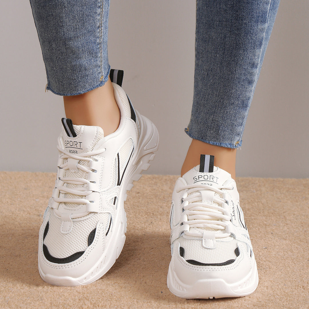 Damen Sportliche Sneakers mit innovativen Dämpfungselementen R&B