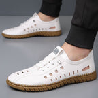 Herren Bequeme und atmungsaktive Freizeit-Sneaker mit elastischem Schnürsystem