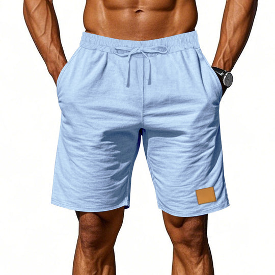 Herren nan Kordelzug-Bermuda aus weichem Baumwollmix mit elastischem Bund und Seitentaschen R&B